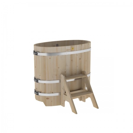 Купель овальная из кедра 0,59х1,06 Купель овальная из кедра 0,59х1,06