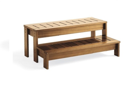 Ступень Jacuzzi двойная (Тик) 93 см